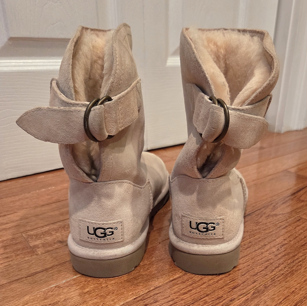 UGG Suede Boots with Strap